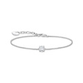 Thomas Sabo Basics Armband mit weissem Zirkonia-Anhänger